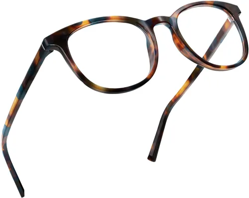 Vista 13 de grinderPUNCH Reading Glasses Men Women Fashion Computer Readers Stylish Blue Light Blocking Glasses Gaming Eyeglasses Tide Pool Tortoise