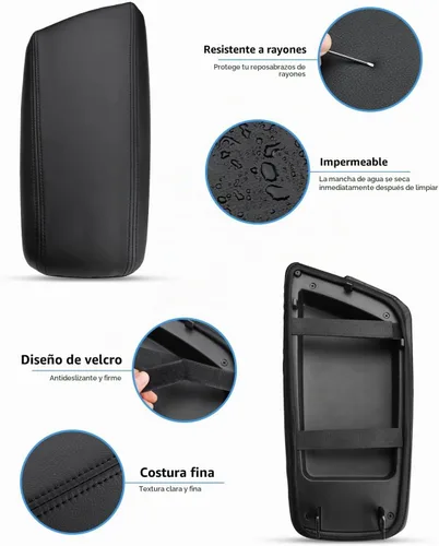 Vista 4 de INTGET Funda para Reposabrazos de Consola Central de Automóvil para Accesorios Kia Optima 2011 2012 2013 2014 2015 Cuero Consola Central Caja