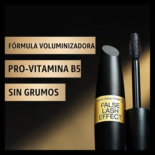 Vista 3 de Max Factor, Efecto de pestañas postizas para mujer, color negro, rímel, 0.44 onzas líquidas, 0.4 fl oz (81524141)