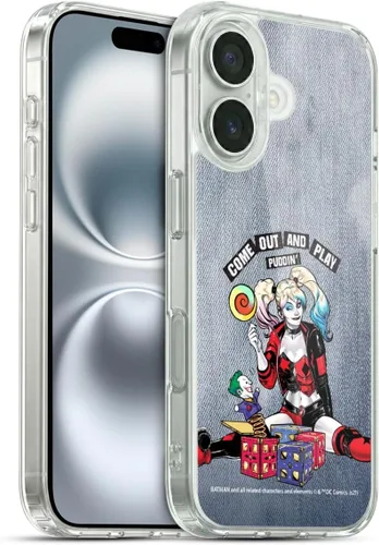 Vista 58 de Head Case Designs Funda de gel suave con licencia oficial de Batman DC Comics Bubblegum Harley Quinn Graphics compatible con Apple iPhone 7