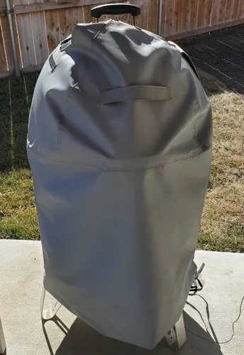 Vista 2 de Manta térmica para WSM 22.5 Weber Smokey Mountain Cubierta aislante resistente a la intemperie