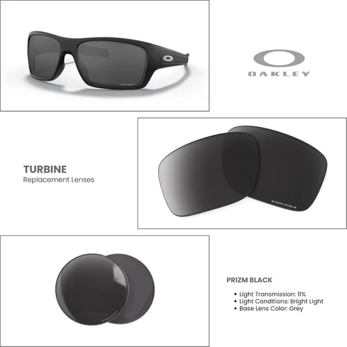 Vista 3 de OAKLEY Original Turbine OO9263 PRIZM Trail Replacement Lenses For Men For Women+ Bundle Microfiber Pouch -FRAMES NOT INCLUDED