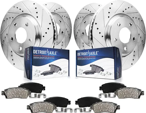 Vista 9 de Detroit Axle - Pastillas de freno para Dodge Ram 2500 3500 2003-2008, Ram 4000 2005-2008, 2004 2006 2007 Pastillas de freno de cerámica delanteras