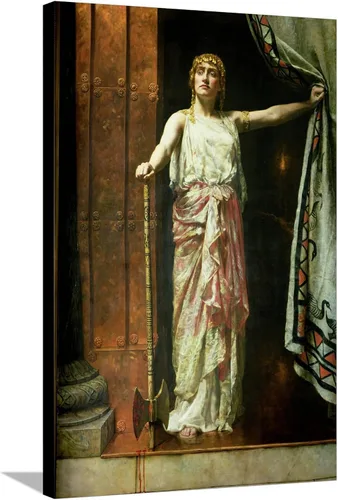Vista 15 de ART.COM Impresiones artísticas enmarcadas para pared, Clytemnestra, 1882 por John Collier, decoración de cultura mundial, 12 x 18 pulgadas, marco