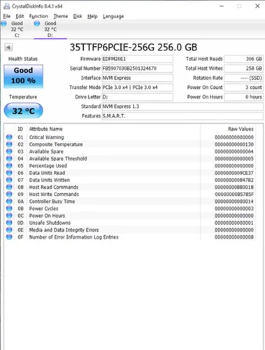 Vista 9 de Timetec 256 GBx2 (paquete de 2) SSD NVMe PCIe Gen3x4 8Gb/s M.2 2280 3D NAND TLC 150TBW caché SLC de alto rendimiento Velocidad de lectura/escritura