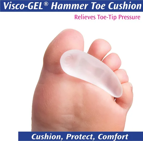 Vista 3 de PediFix Visco-gel - Cojín para dedos de martillo, pequeño derecho