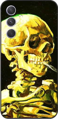 Vista 30 de Berkin Arts Funda de silicona compatible con Samsung Galaxy A52 5G 4G/A52S 5G con diseño antideslizante, color amarillo, romántico, Luv San