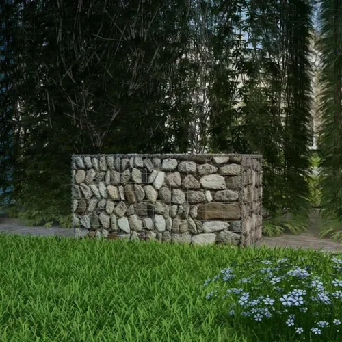 Vista 8 de SKM Cesta de Gabion Acero Galvanizado 78.7"x11.8"x39.4