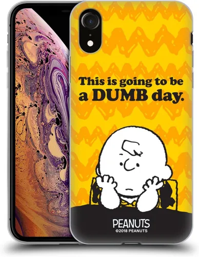 Vista 73 de Head Case Designs Funda de gel suave con licencia oficial de Peanuts Autumn Charlie Brown compatible con Apple iPhone 7 Plus/iPhone 8 Plus