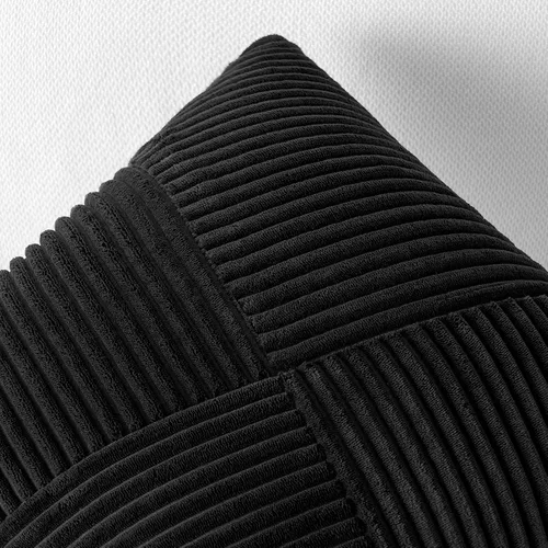 Vista 3 de Topfinel Juego de 2 fundas de almohada decorativas negras de 16 x 16 pulgadas para sofá, cama, decoración rústica estilo bohemio para el hogar