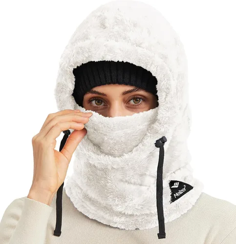 Vista 14 de Ski Mask Balaclava Wind-Resistant Winter Face Mask for Women/Men Adjustable Warm Hood Cover Hat Cap Scarf Leopardo