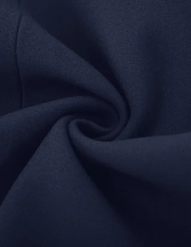 Vista 6 de CURLBIUTY - Abrigo largo de invierno, con doble botonadura, de lana para mujer