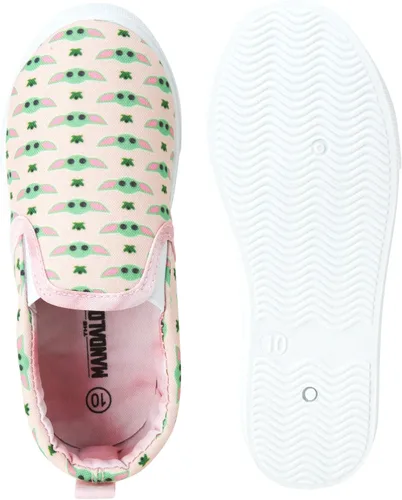 Vista 5 de Disney Zapatos de niña - Zapatillas sin cordones Ariel, Blancanieves, Belle, Rapunzel, Moana, Cenicienta, Baby Yoda, Minnie Mouse, 6T-12