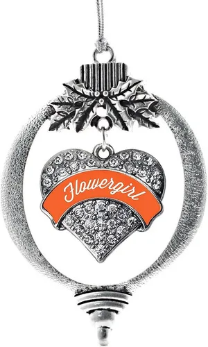 Vista 18 de Inspired Silver - Adorno con dije de hermana gemela - Adornos navideños de plata con circonitas cúbicas