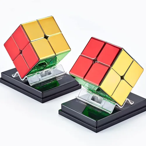Vista 2 de Cyclone Boys 2x2 Cubo de Velocidad Magnético con Espejo Reflejo sin Pegatinas