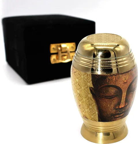 Vista 10 de Urna de cremación de cruz negra para cenizas hombre adulto – Urnas de cremación personalizadas para cenizas humanas, urnas decorativas para hombre
