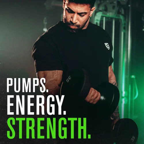 Vista 4 de Jacked Factory NITROSURGE Suplemento Pre Entrenamiento - Energía Sin Límites, Ganancias Instantáneas de Fuerza, Enfoque Claro, Bombeos Intensos