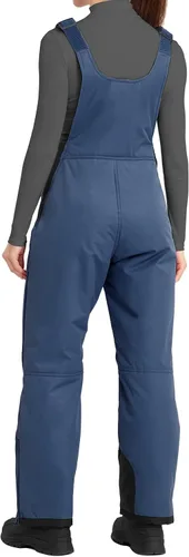Vista 3 de Sportneer Pantalones de nieve para mujer, pantalones de esquí con aislamiento esencial para mujer, overol para esquí y snowboard