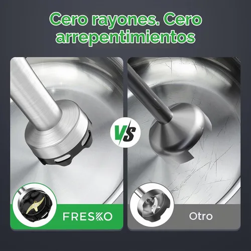 Vista 4 de FRESKO Mezcladores de inmersión de mano, disparador de velocidad variable Plateado negro
