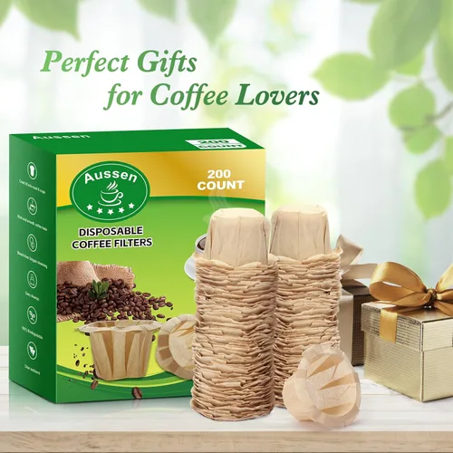 Vista 7 de Aussen Filtros de papel desechables para café, reemplazo para filtros Keurig, compatible con todos los filtros de una sola porción de Keurig