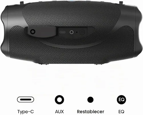 Vista 12 de Hisense FlexBoom - Altavoz Bluetooth portátil, IP67 impermeable, a prueba de polvo y golpes, hasta 80 W de gran sonido, Bluetooth 6.0, Auracast, TWS