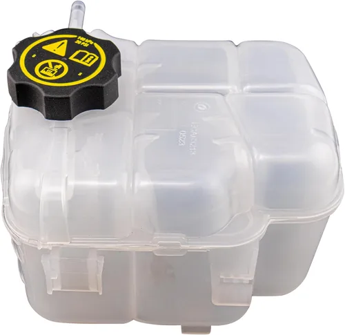 Vista 176 de TRQ Botella de desbordamiento del tanque de expansión del depósito de refrigerante del radiador compatible con Ram ProMaster City CH3014192 2015-2022