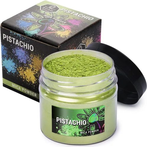 Vista 13 de Polvo de mica cereza 2 oz - Tinte para hacer jabón - Color único - Suministros para hacer jabón a mano - Pigmento de color de resina epoxi - Polvo