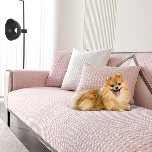 Vista 14 de OTOB Funda refrescante para sofá para perro, tela de seda helada, lavable, antideslizante, protector de muebles para sofá, tapete refrescante suave