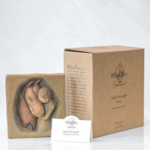 Vista 5 de Willow Tree - Placa "Quiet Strength" por Susan Lordi. 26517