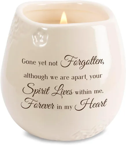 Vista 13 de Pavilion - When Someone You Love Becomes a Memory That Memory Becomes a Treasure - Vela de cerámica rellena de soja de 8 onzas
