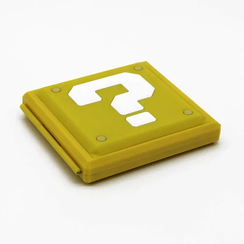 Vista 3 de CellDesigns Cartoon Game Memory Card Case Compatible with Nintendo Switch (Question Block)
