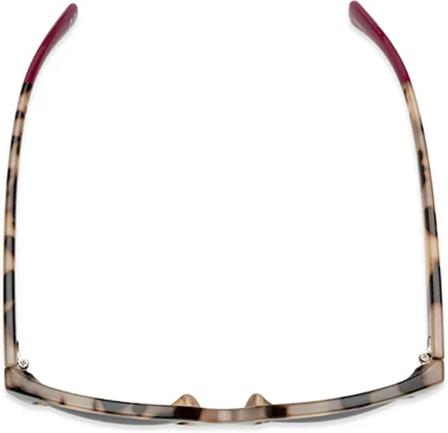Vista 4 de Sofia Vergara x Foster Grant Gafas de sol Sierra SunReaders Square Reader para mujer, Berry Tortoise, 2.126 in + 2, Tortuga Berry