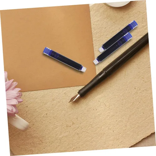 Vista 7 de 200pcs Portable Fountain Pen Ink Refills for Students and Writers