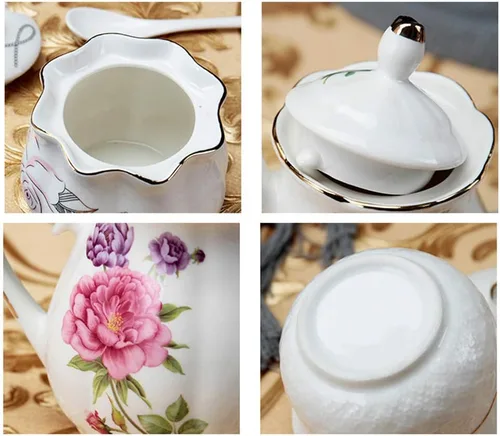 Vista 4 de Ceramics - Tarro de especias con cuchara y tapa