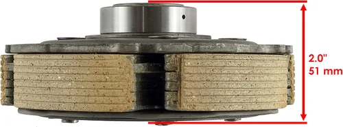 Vista 2 de Caltric Transportador de embrague de embrague compatible con Arctic Cat Prowler Hdx 700 4X4 2011-2015