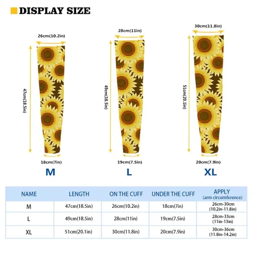 Vista 3 de FOR U DESIGNS 2 Pair Arm Sleeves for Outdoor Sports Running Cycling,Fashion Arm Sleeves for Women Compression Sleeves Sun Protection Arm Cover