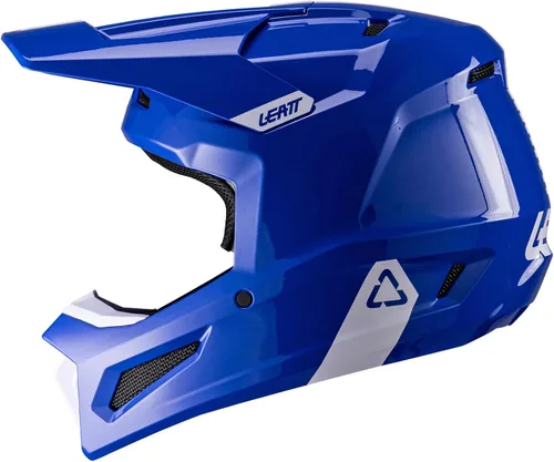 Vista 3 de Leatt Casco Moto 2.5 Valor de seguridad premium Azul V26