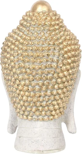 Vista 7 de eCraftIndia Cabeza decorativa de Buda Polyresin Showpiece