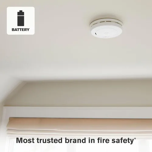 Vista 5 de First Alert BRK - Alarma combinada de humo y monóxido de carbono con diseño de perfil delgado, 1 unidad