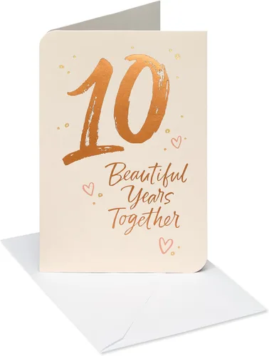 Vista 7 de Tarjeta de aniversario festiva de American Greetings para esposa o esposo (Meant To Be)
