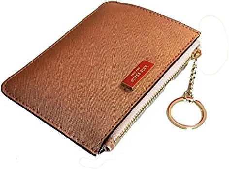 Vista 6 de Kate Spade New York Laurel Way Bitsy - Estuche para tarjetas con llavero color oro rosa, Oro rosado