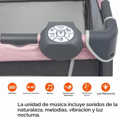Vista 8 de Baby Trend Simply Smart - Centro de guardería para niños, color rosa