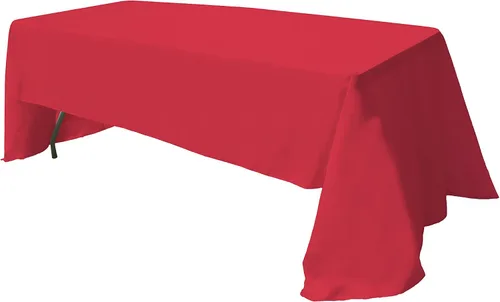 Vista 51 de GEFEII Servilletas de tela de poliéster sólido de 18 x 18 pulgadas para cocina, mantel rectangular cuadrado redondo para bodas, fiestas