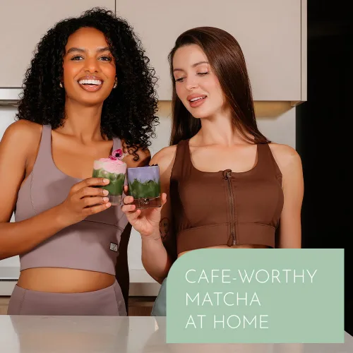 Vista 6 de Matcha Té verde en polvo – Tés orgánicos japoneses para desintoxicación y aumento de energía – Feria y sostenible, cosecha de una sola fuente
