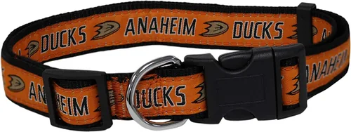 Vista 13 de Collar Pets First NHL para perros y gatos. ¡Ajustable, lindo y elegante! ¡El collar definitivo para fanáticos del hockey! Pittsburgh Penguins