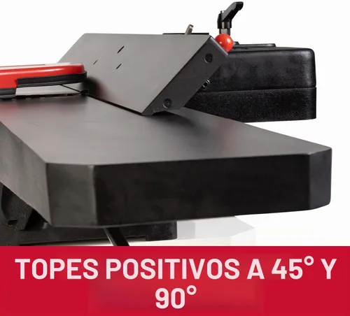 Vista 5 de JET Cepilladora negra de 8 pulgadas, cabezal de corte helicoidal, 2 HP, 230V 1Ph (JWJ-8HH-BLK)