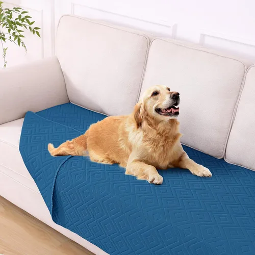 Vista 45 de hyha Manta impermeable para perros, funda suave para cama de perro, mantas para mascotas, funda impermeable para sofá y sillón para perros lavable