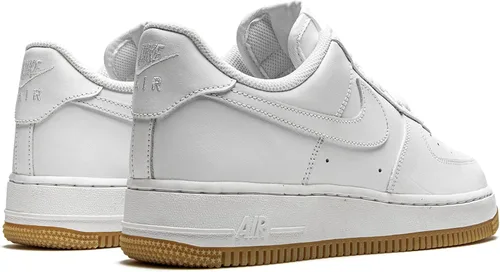 Vista 3 de Nike Mens Air Force 1 07 CT2302 003 Pebbled Leather - Pure Platinum