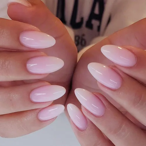 Vista 33 de Uñas postizas a presión marrón café, uñas postizas medianas de almendra, color sólido, cobertura completa, uñas postizas artificiales brillantes