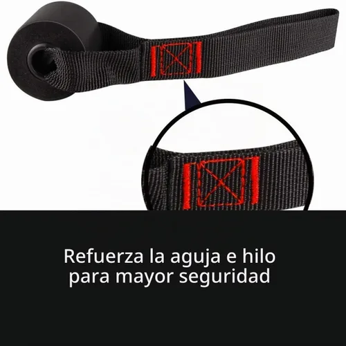 Vista 4 de 3 bandas de resistencia para anclaje de puerta, anclaje seguro para puerta, anclaje de puerta resistente para bandas de resistencia, anclaje